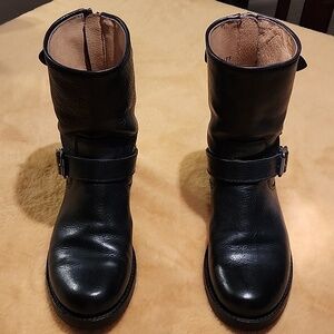 Frye moto booties